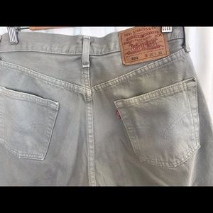 Vintage seafoam green Levi’s